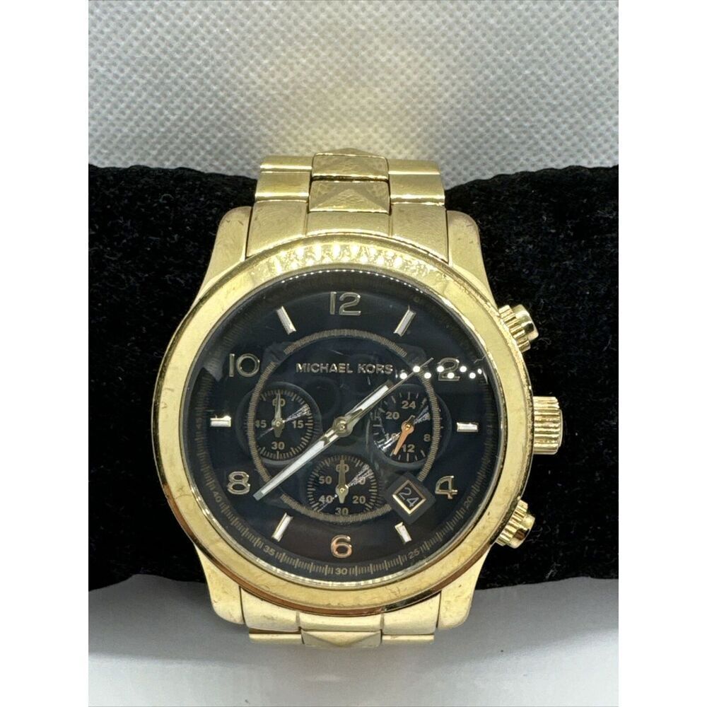 Michael Kors Runway MK5795 Women's Gold Stainless Steel Analog Dial Watch JNA796